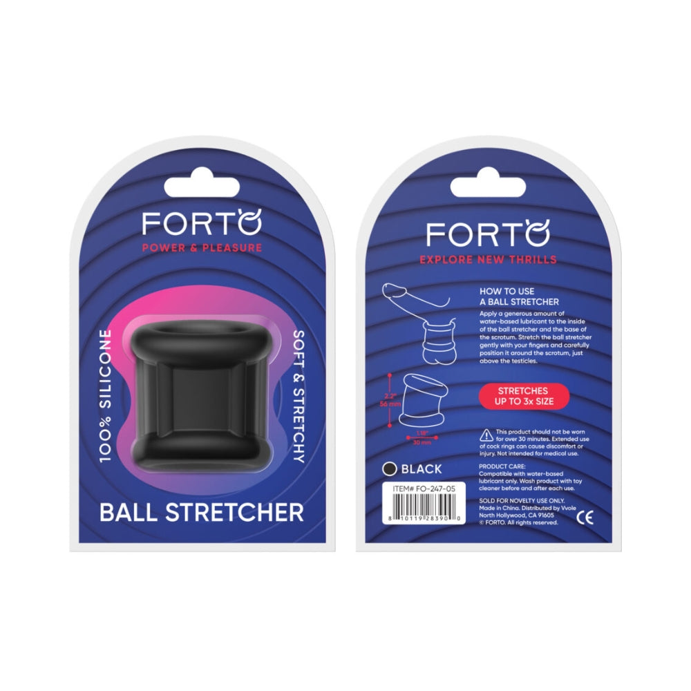 F-95: Tubular Ball Stretcher - Black