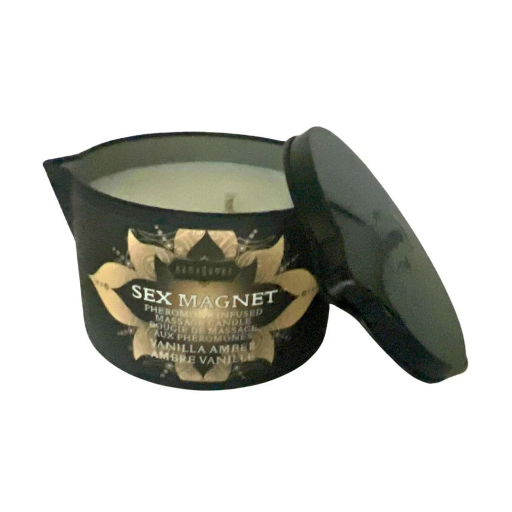 Sex Magnet Massage Candle (With Pour Spout) Vanilla Amber 170g
