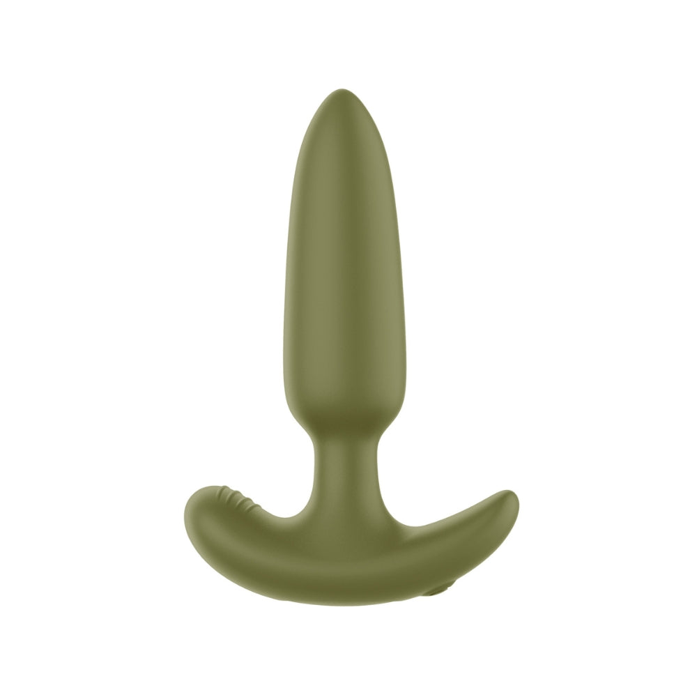 Pointed Vibrating Plug - Green