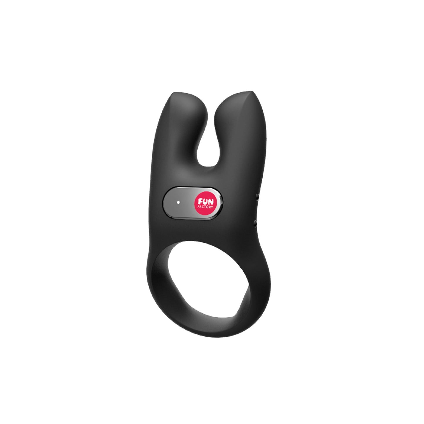 Fun Factory NOS black - Black USB Rechargeable Vibrating Cock Ring