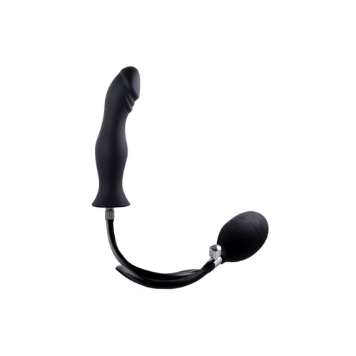 Strafe Silicone Inflatable Butt Plug Black 8A