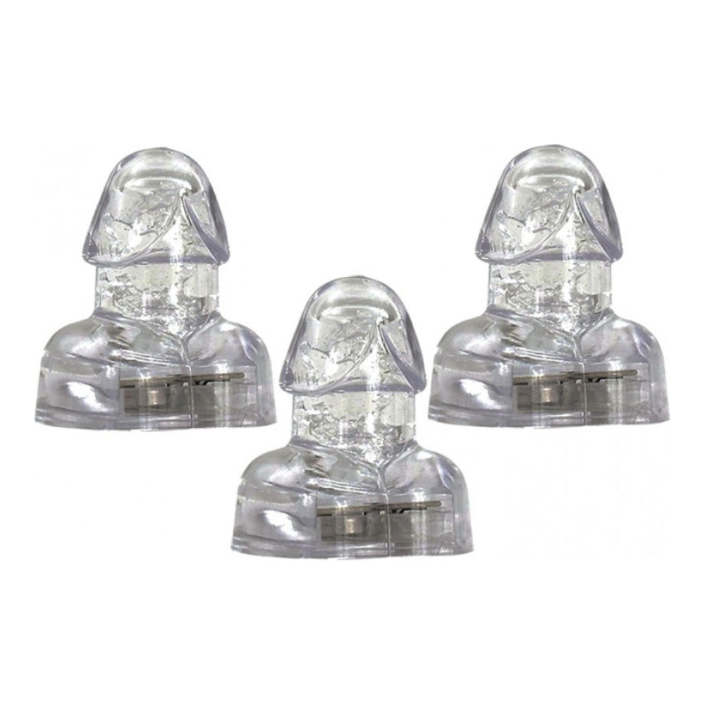 Light Up Penis Ice Cubes 3Pk. Blinking/Flashing Penis Shaped Ice Cubes