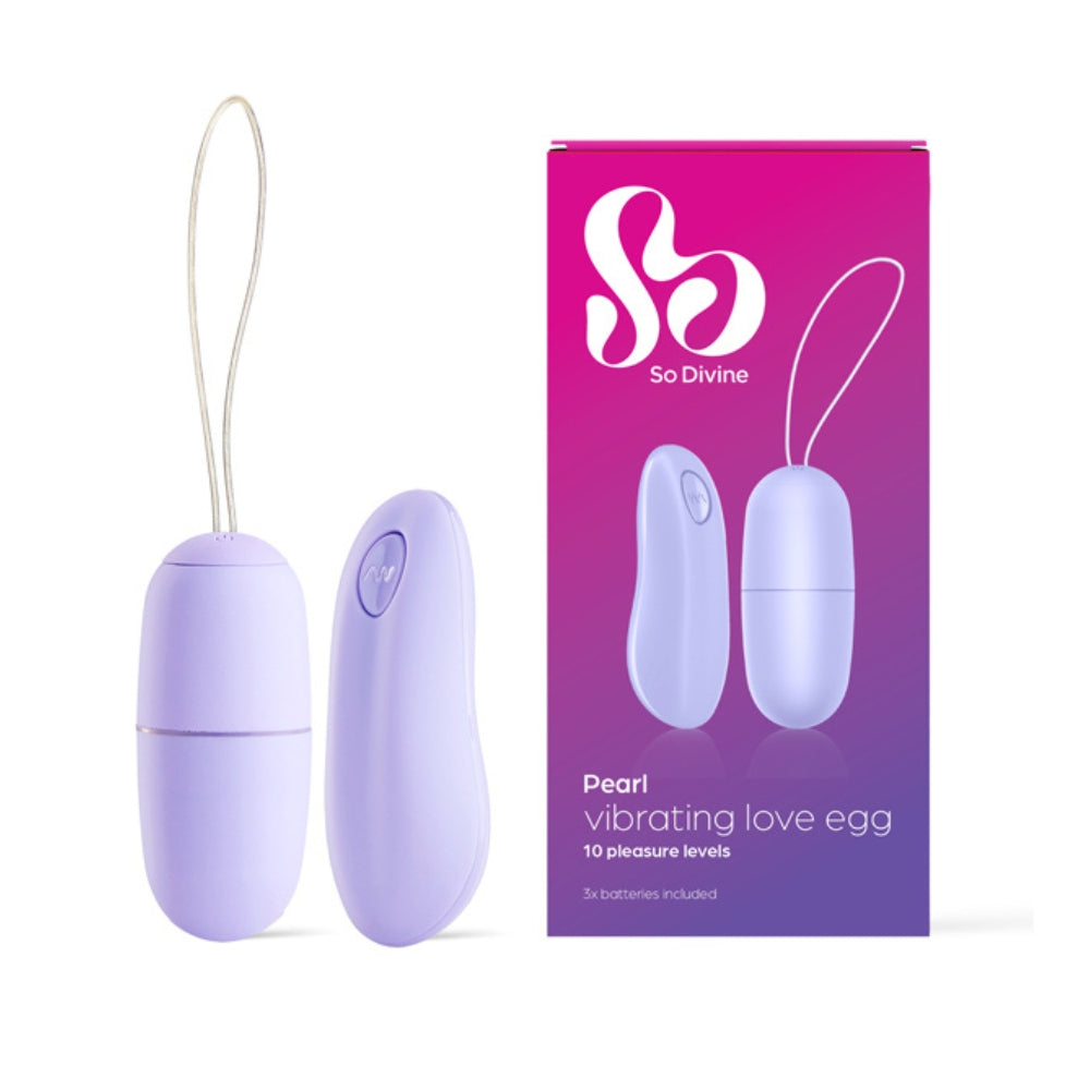 So Divine Pearl remote control Love Egg