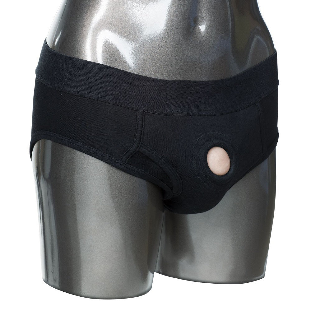 Packer Gear Black Brief Harness M/L