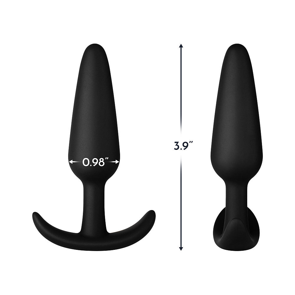 F-31: 100% SILICONE PLUG BLACK L
