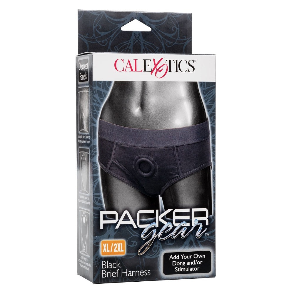 Packer Gear Black Brief Harness M/L