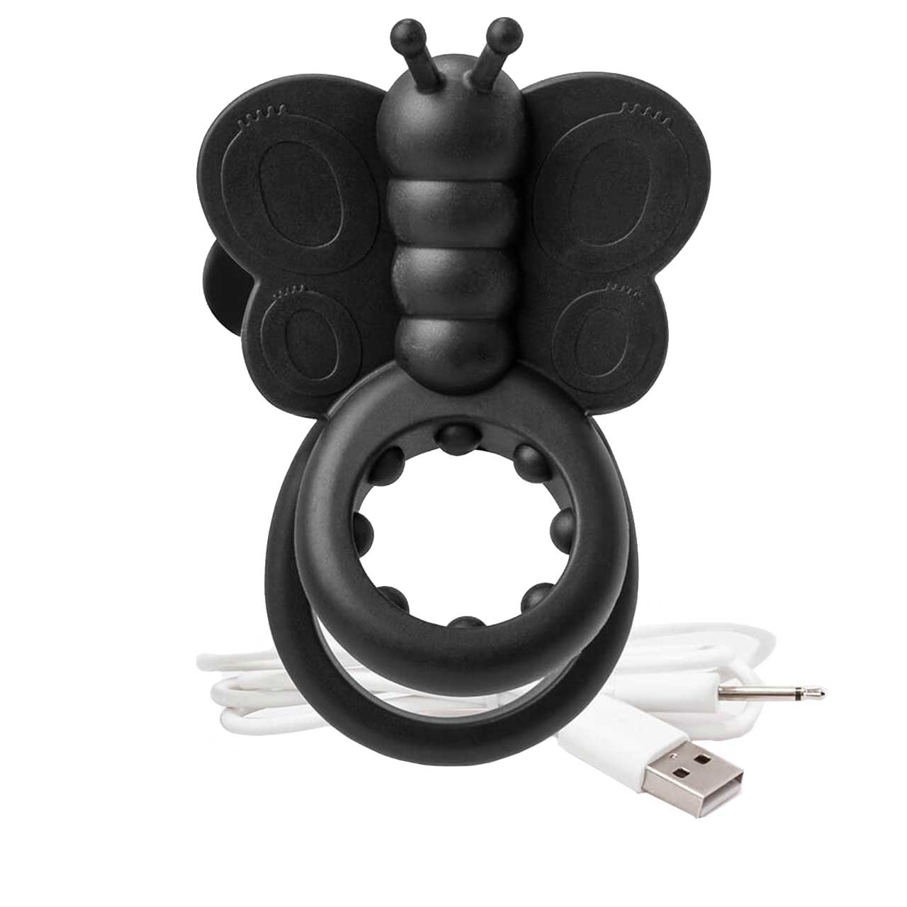 Charged Monarch Wearable Butterfly Vibe - Black