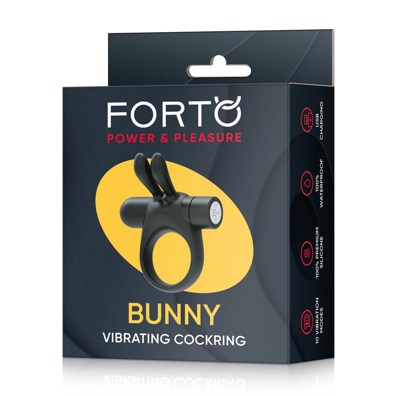 Bunny Vibrating Cockring - Black