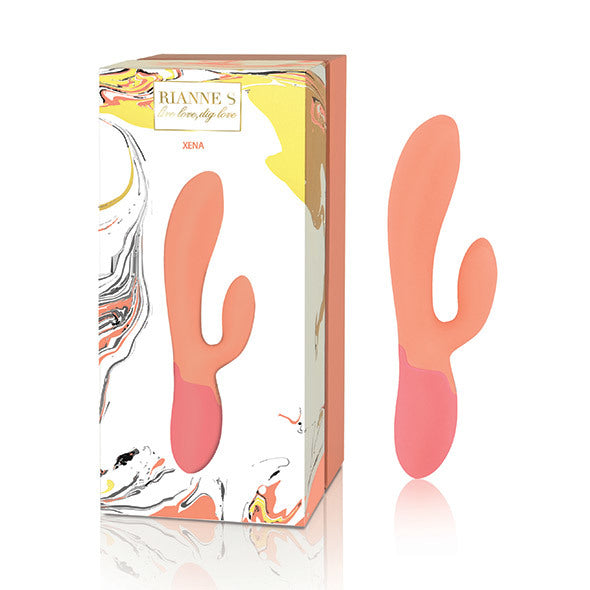 Xena Rabbit Vibrator Peach & Coral