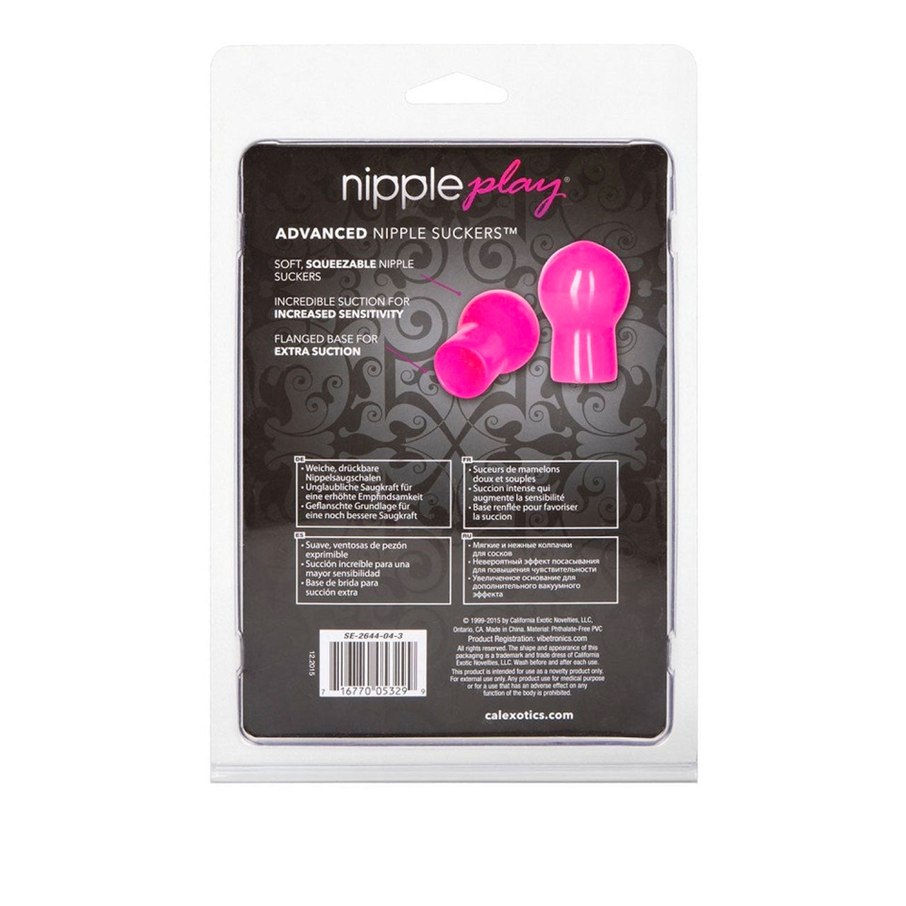 Nipple Play Advanced Nipple Suckers Black