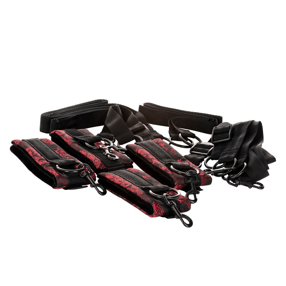 Scandal Bed Restraints Red