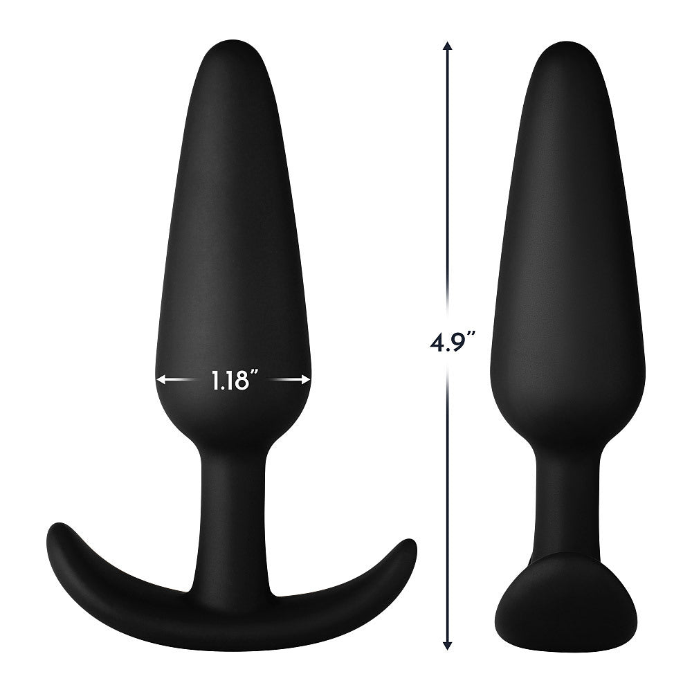 F-31: 100% SILICONE PLUG BLACK L