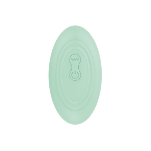 Pr17: VIBRATING PLUG W/ REMOTE - GREEN