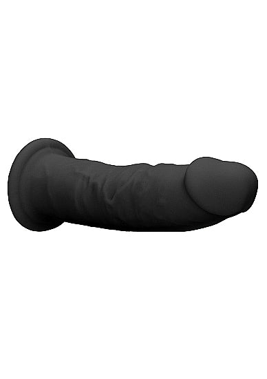 Silicone Dual Density Dildo Without Balls 6 Inch Flesh