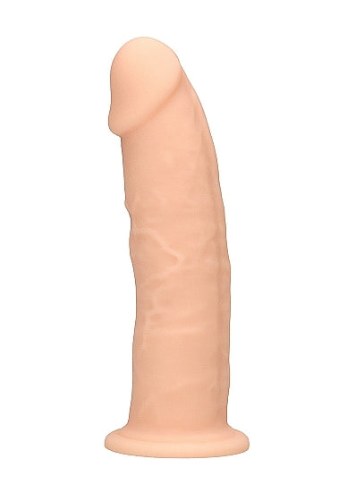 Silicone Dual Density Dildo Without Balls 6 Inch Flesh