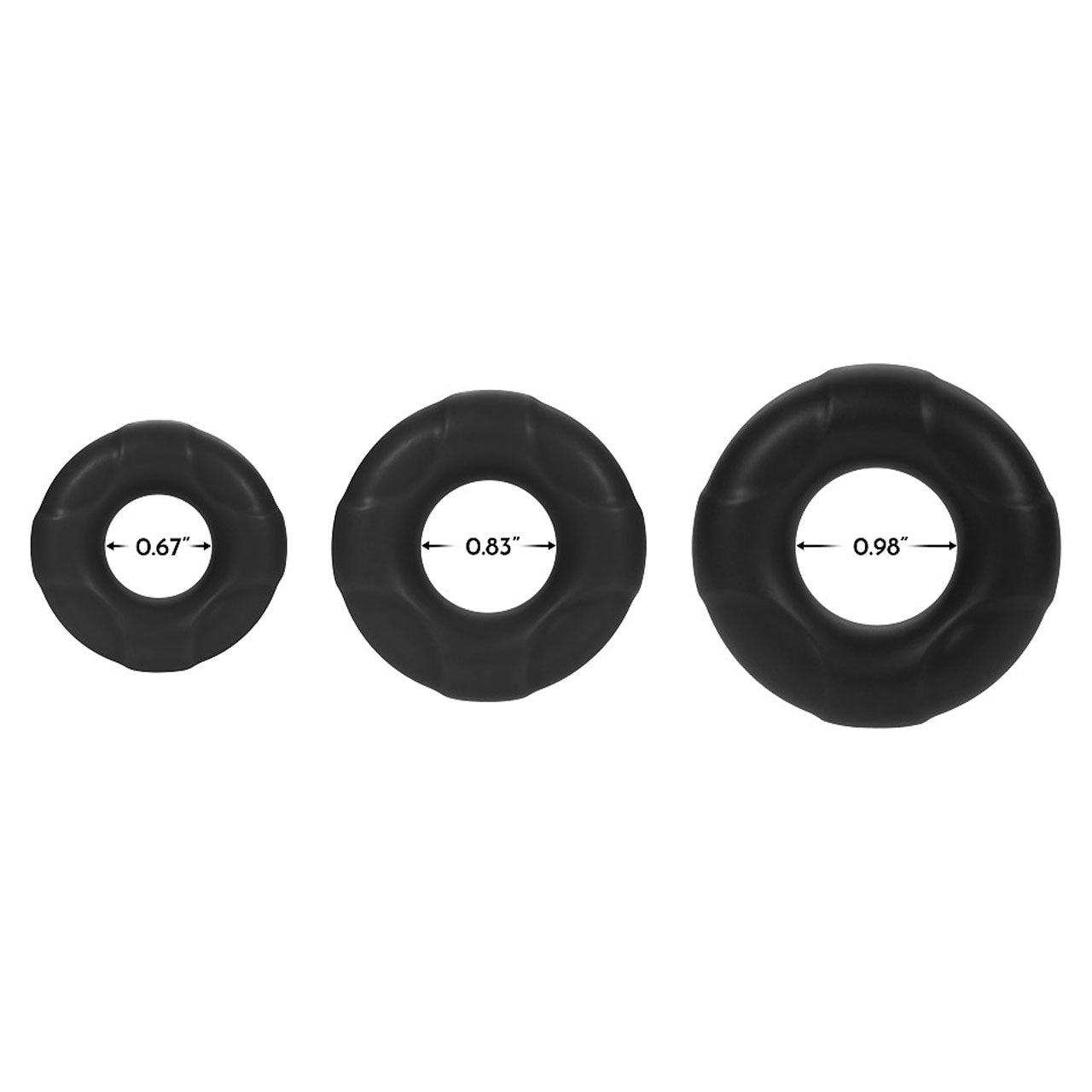 F-33: 25MM 100% LIQUID SILICONE C-RING BLACK L