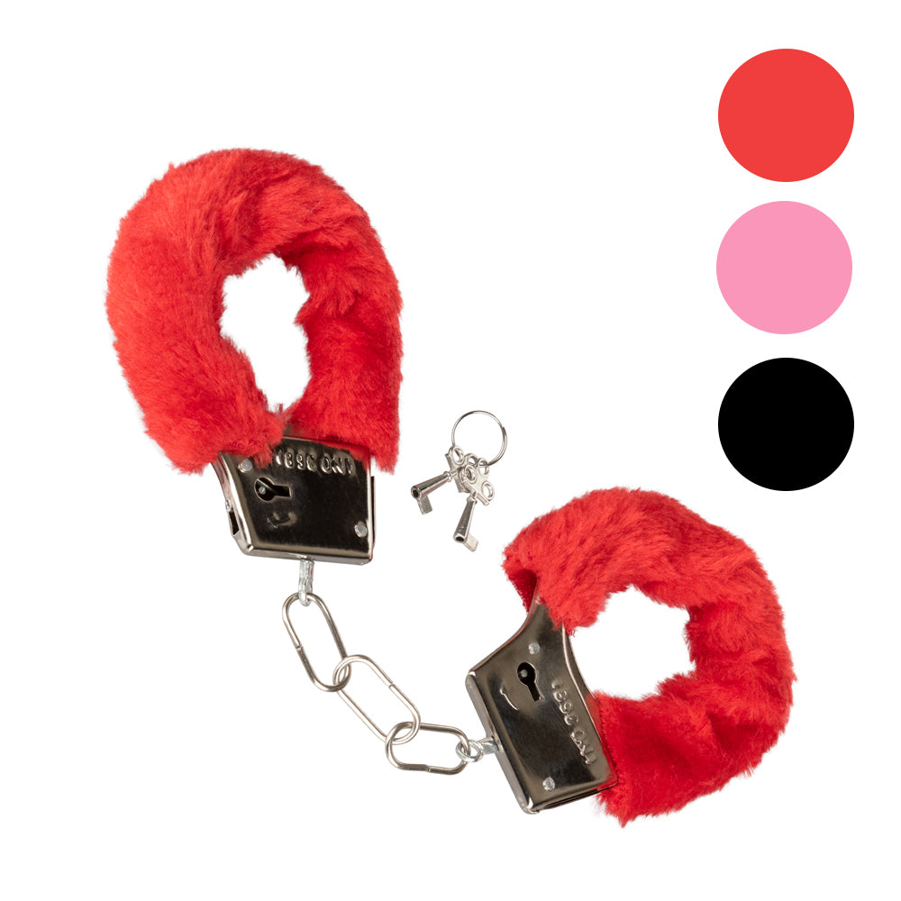 Playful Furry Cuffs - Pink