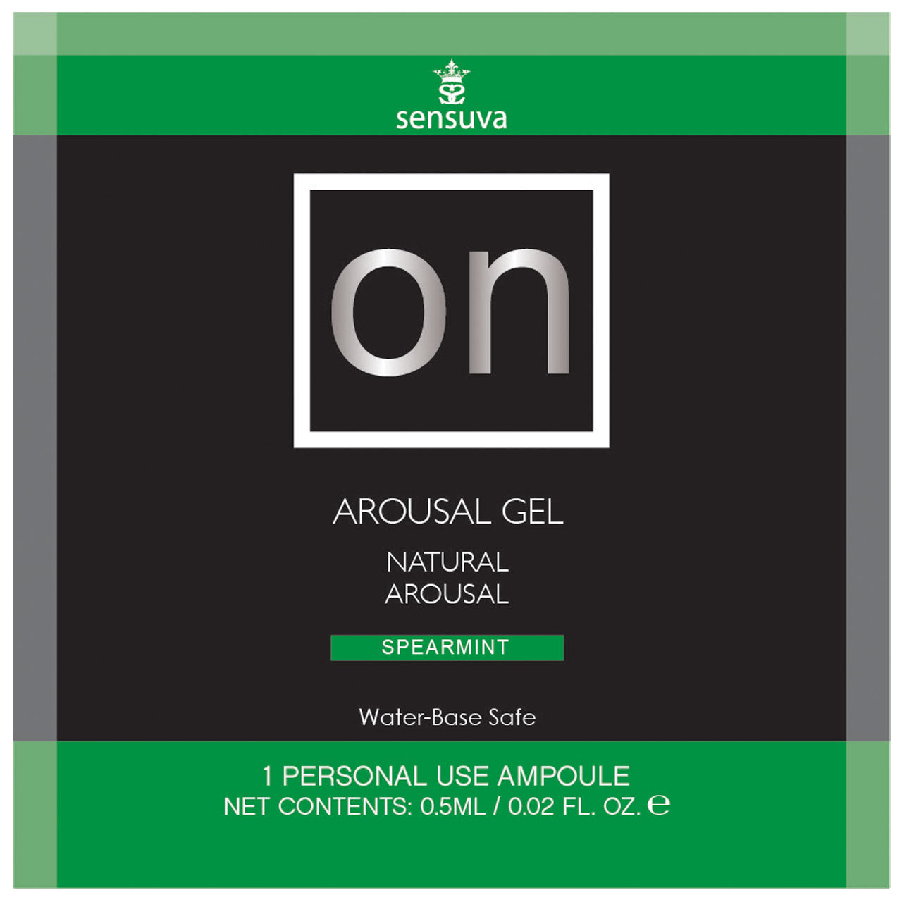 On Arousal Gel Spearmint 6 ml Single Use Packet