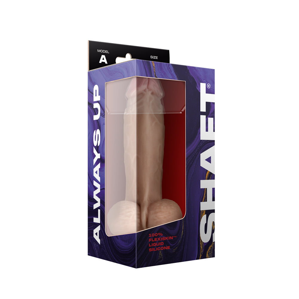 MODEL A 8.5" Liquide Silicone Dong w/Balls Pine