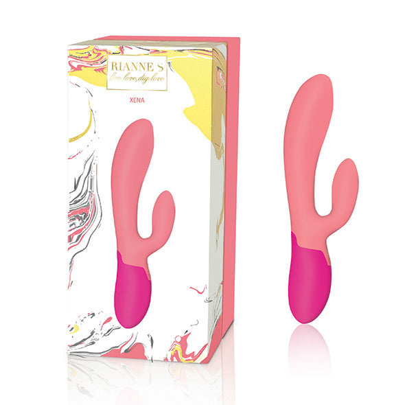 Xena Rabbit Vibrator Peach & Coral