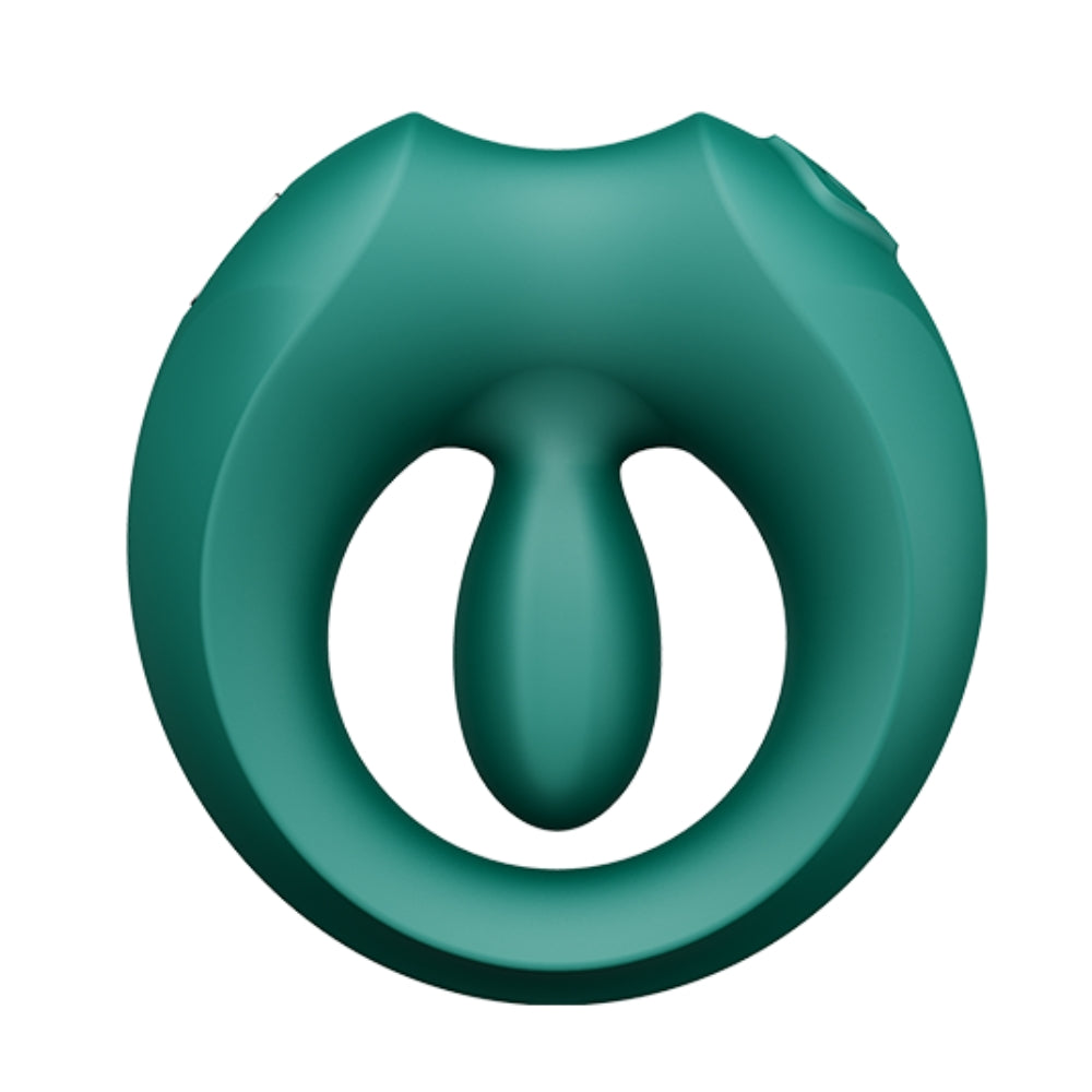 Apis Vibrating Couples Ring Turquoise Green
