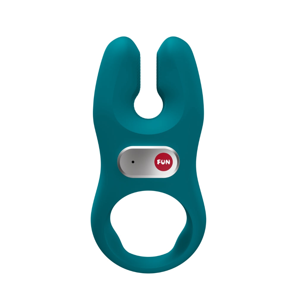 Fun Factory NOS PRO Bottle Green - Bottle Green USB-C Rechargeable Vibrating Cock Ring
