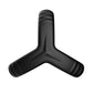 F-59: Tri Cock & Ball Ring - Black
