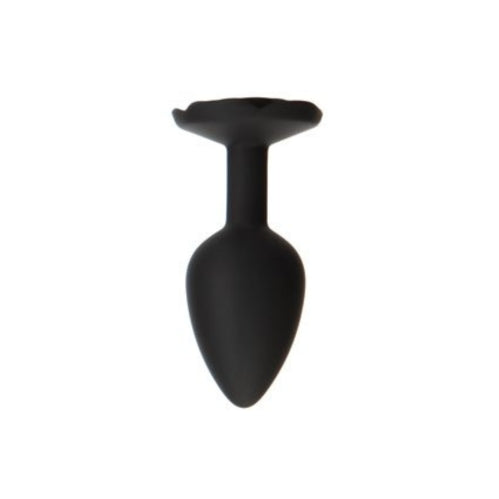 Roses Til’ Dawn – Silicone Anal Plug - Small - Black