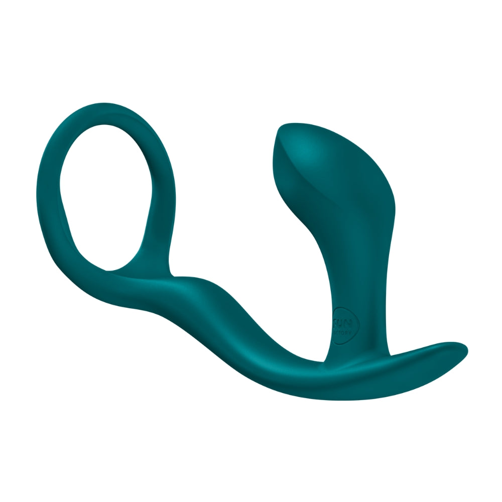 Fun Factory BOOTIE RING Bottle Green - Bottle Green 14.7 cm Anal Plug with Cock Ring