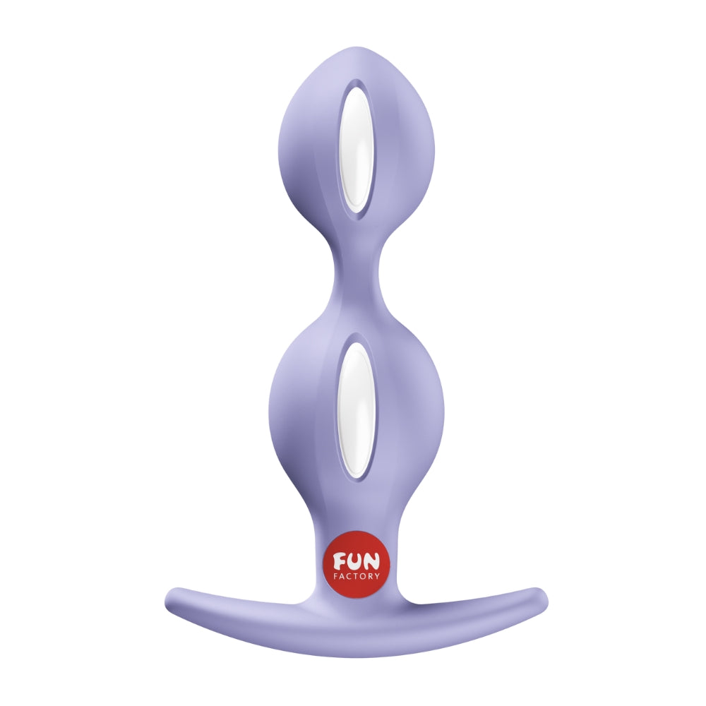 Fun Factory B BALLS DUO Purple - Purple 13 cm Weighted Kegel Balls
