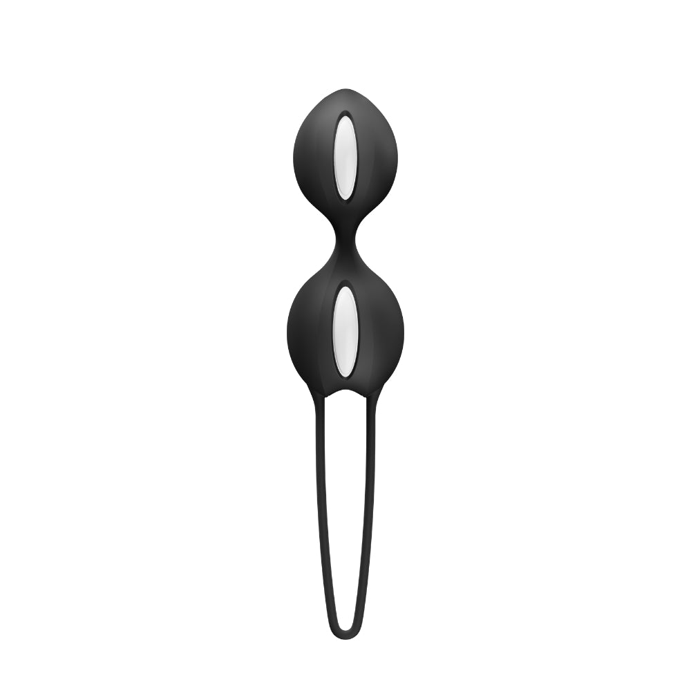 Fun Factory SMARTBALLS DUO Black - Black Weighted Kegel Balls