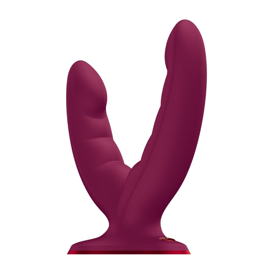 Fun Factory RYDE Wine Red - Wine Red Grinding Dildo