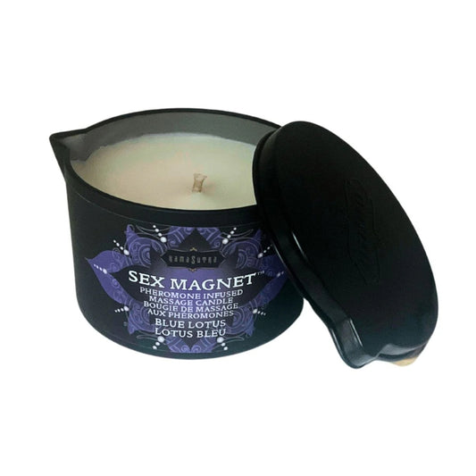 Sex Magnet Massage Candle (With Pour Spout) Blue Lotus 170g