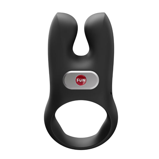 Fun Factory NOS Black - Black USB-C Rechargeable Vibrating Cock Ring