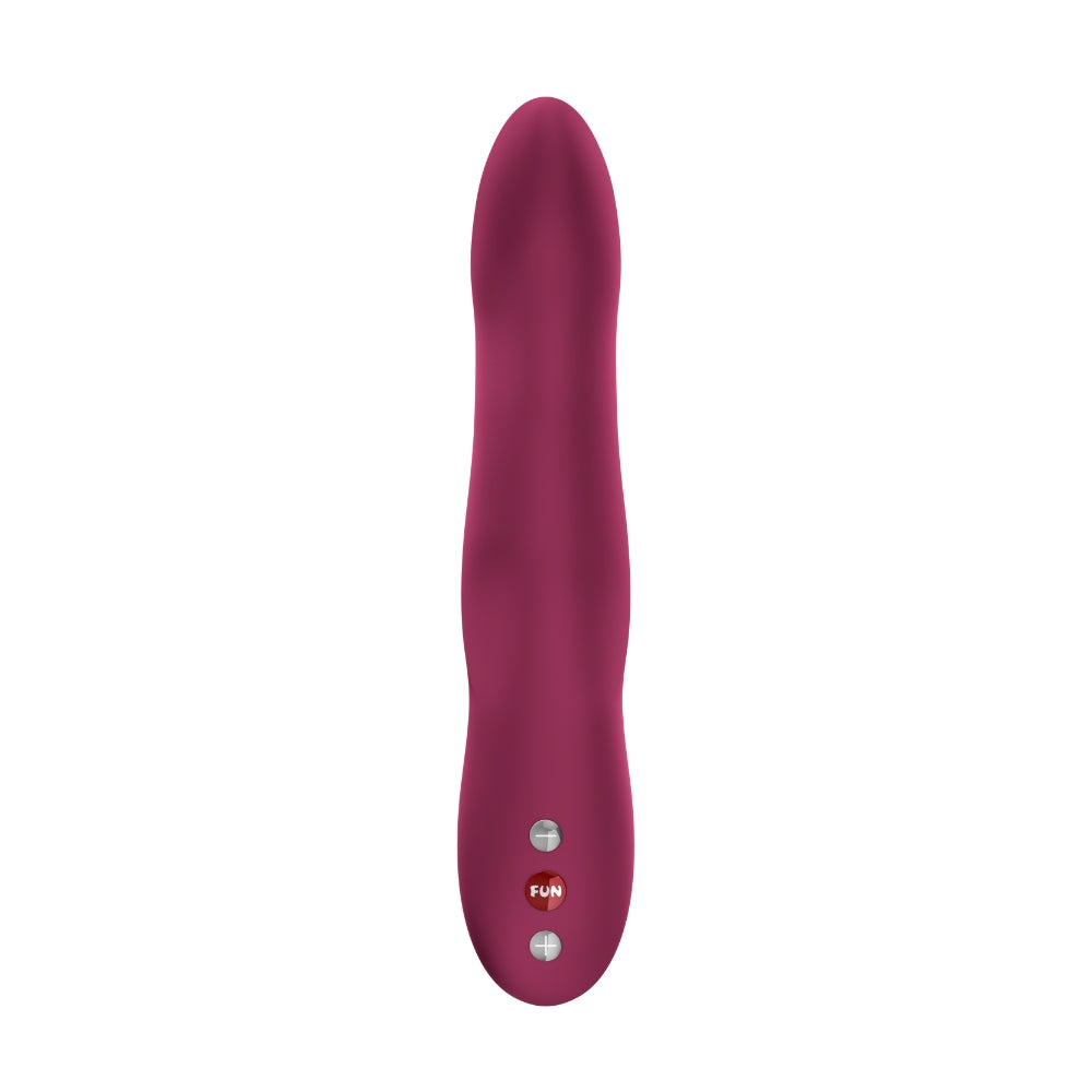 Fun Factory STRONIC WAVE Wine Red - Wine Red USB-C Rechargeable Thrusting Vibrator