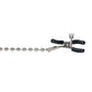 Nipple Play Silver Beaded Nipple Clamps Silver