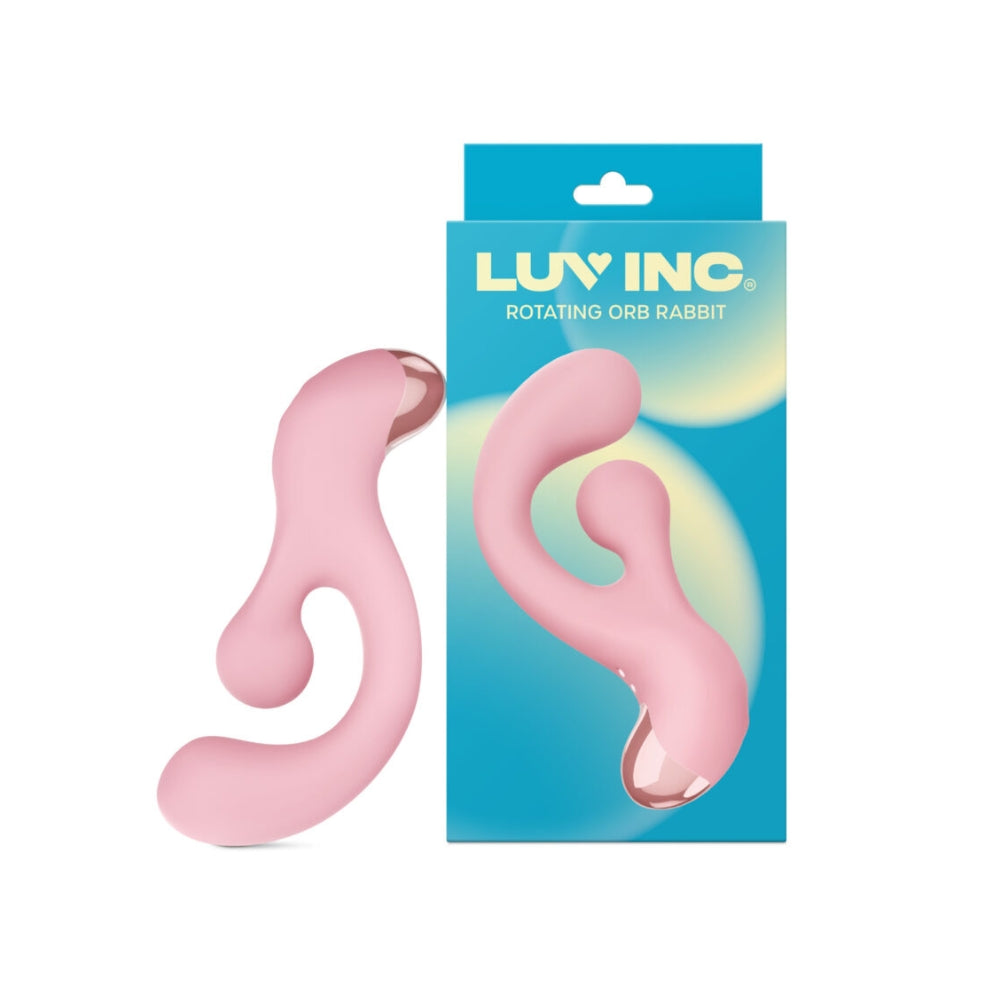 Ro33: Rotating Orb Rabbit - Light Pink