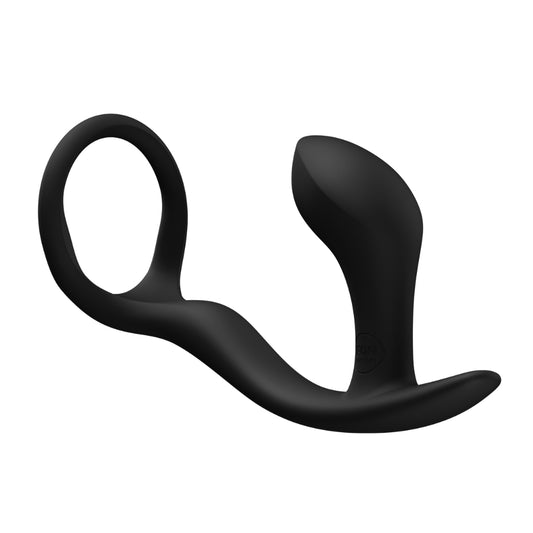 Fun Factory BOOTIE RING Black - Black 14.7 cm Anal Plug with Cock Ring