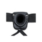 REALROCK Hollow Strapon with Balls - 23 cm Black - Black 23 cm Hollow Strap-On