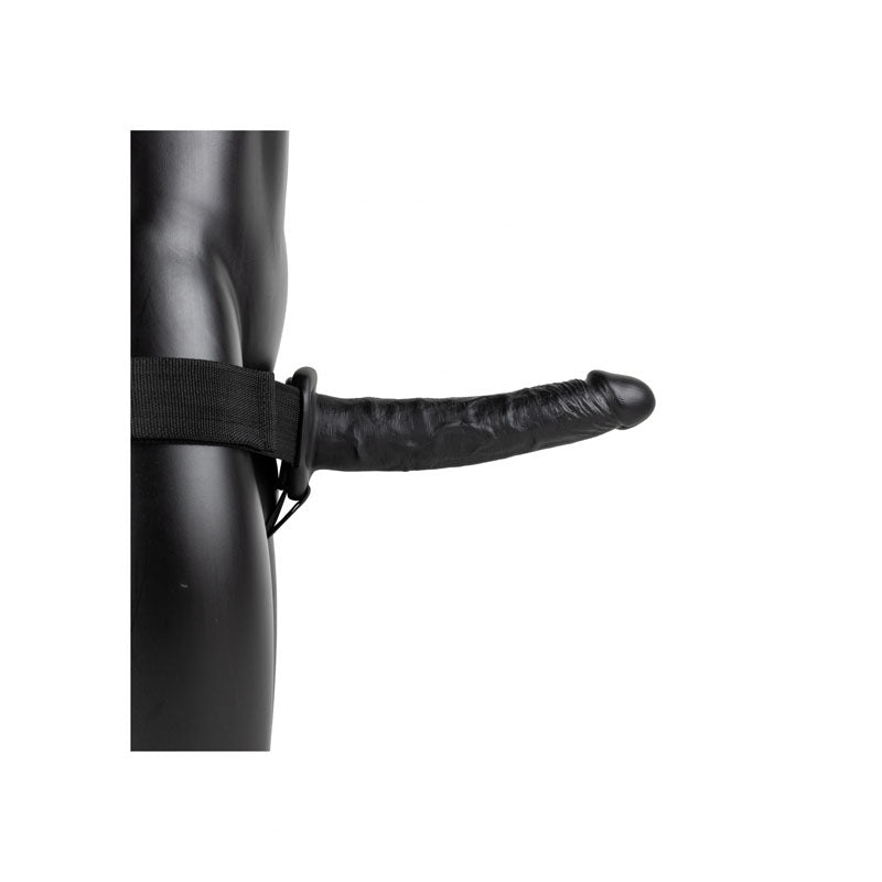 REALROCK Hollow Strap-on - 24.5 cm Black