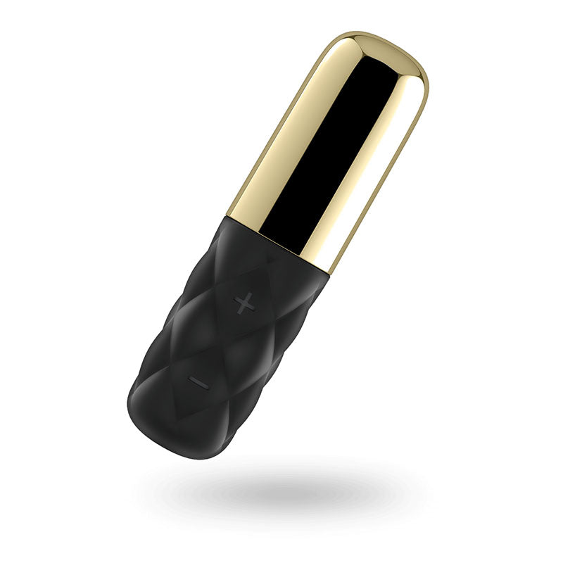 Satisfyer Mini Sparking Darling - Gold/Black USB Rechargeable Mini Vibrator