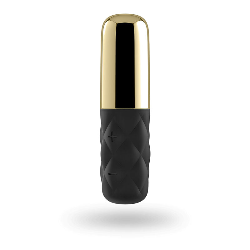 Satisfyer Mini Sparking Darling - Gold/Black USB Rechargeable Mini Vibrator