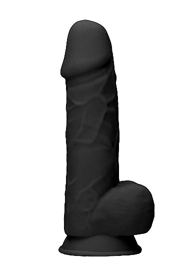 Silicone Dual Density Dildo With Balls 8.5 Inch