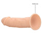 Silicone Dual Density Dildo Without Balls 6 Inch Flesh