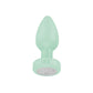 Pr17: VIBRATING PLUG W/ REMOTE - GREEN