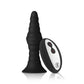 Vibrating Ribbed Plug Large
