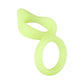 F-88: DOUBLE RING 100% LIQUID SILICONE BLACK