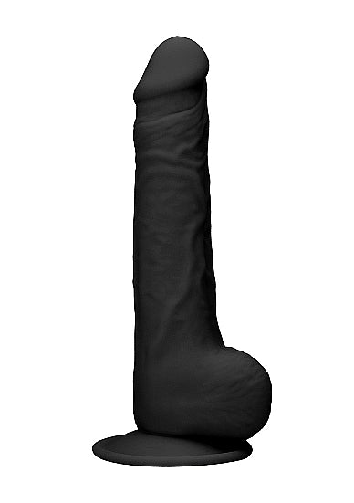 Silicone Dual Density Dildo With Balls 9.5 Inch