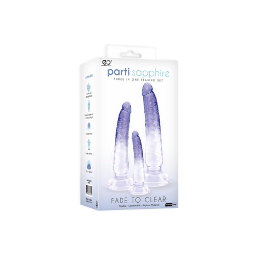 Parti Sapphire 3 in 1 Kit - Transparent Purple 3A