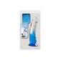 Two Tone 6" PVC Dong in Clear/Blue (Without Balls)